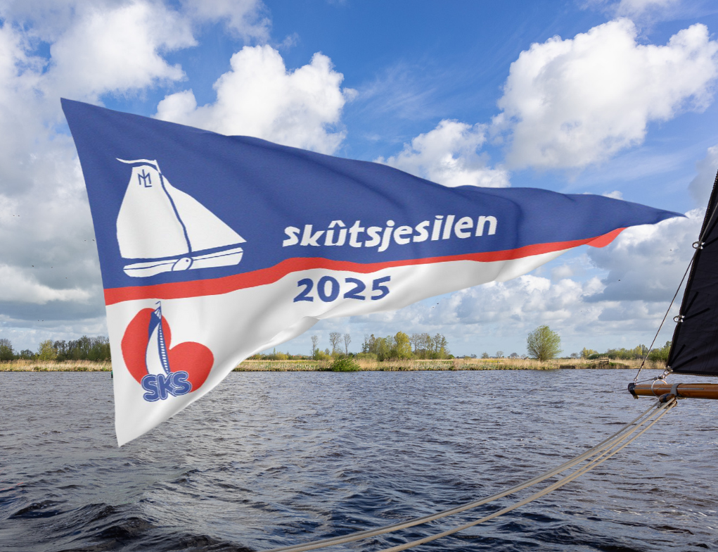 Steun It Skûtsje fan Drachten - Bestel de SKS Skûtsjewimpel 2025