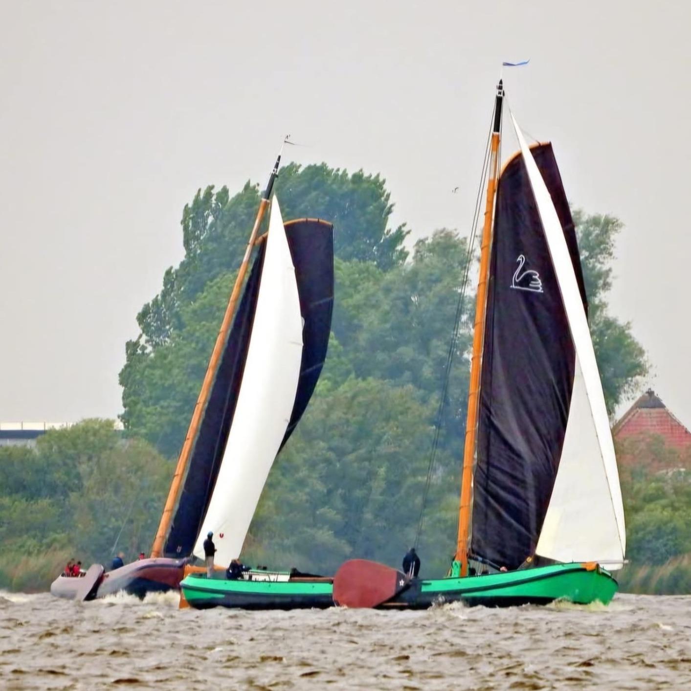 Sprintwedstrijden op de Fluessen | It Skûtsje fan Drachten