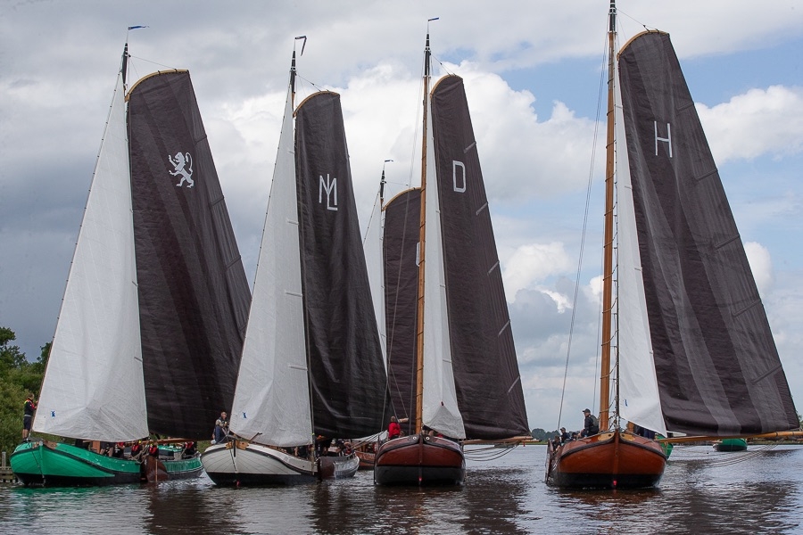 Uitdagende race voor It Skûtsje fan Drachten in Earnewoude
