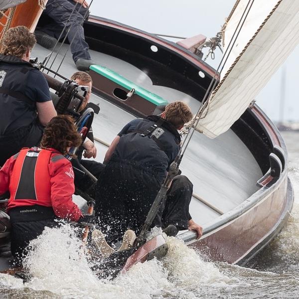 Spannende race op het Heegermeer | It Skûtsje fan Drachten