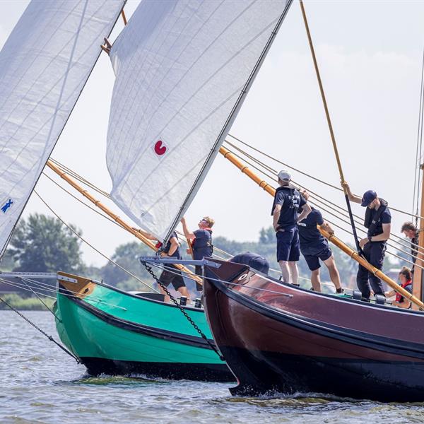 Een sterke opmars op De Fluessen | It Skûtsje fan Drachten